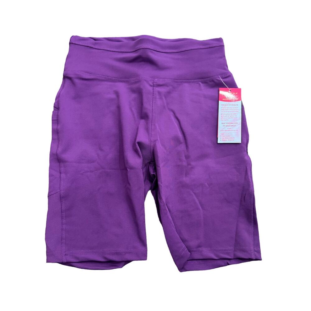 Pop Fit Clothing Jane Shorts in Purple, Size M